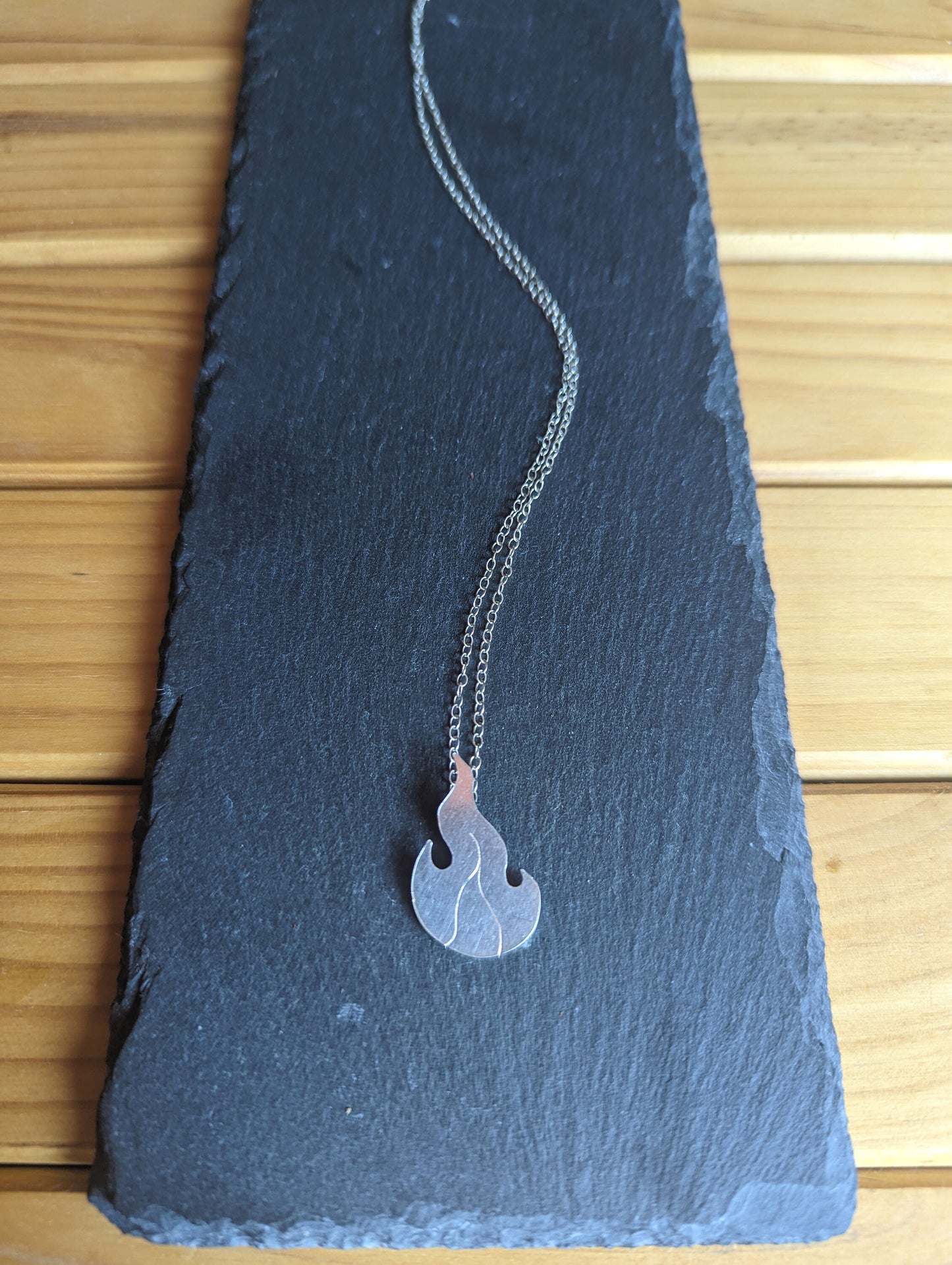 Flame necklace