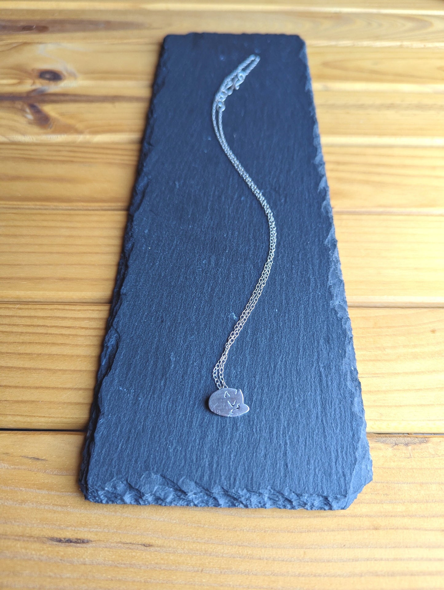 Sleeping fox necklace