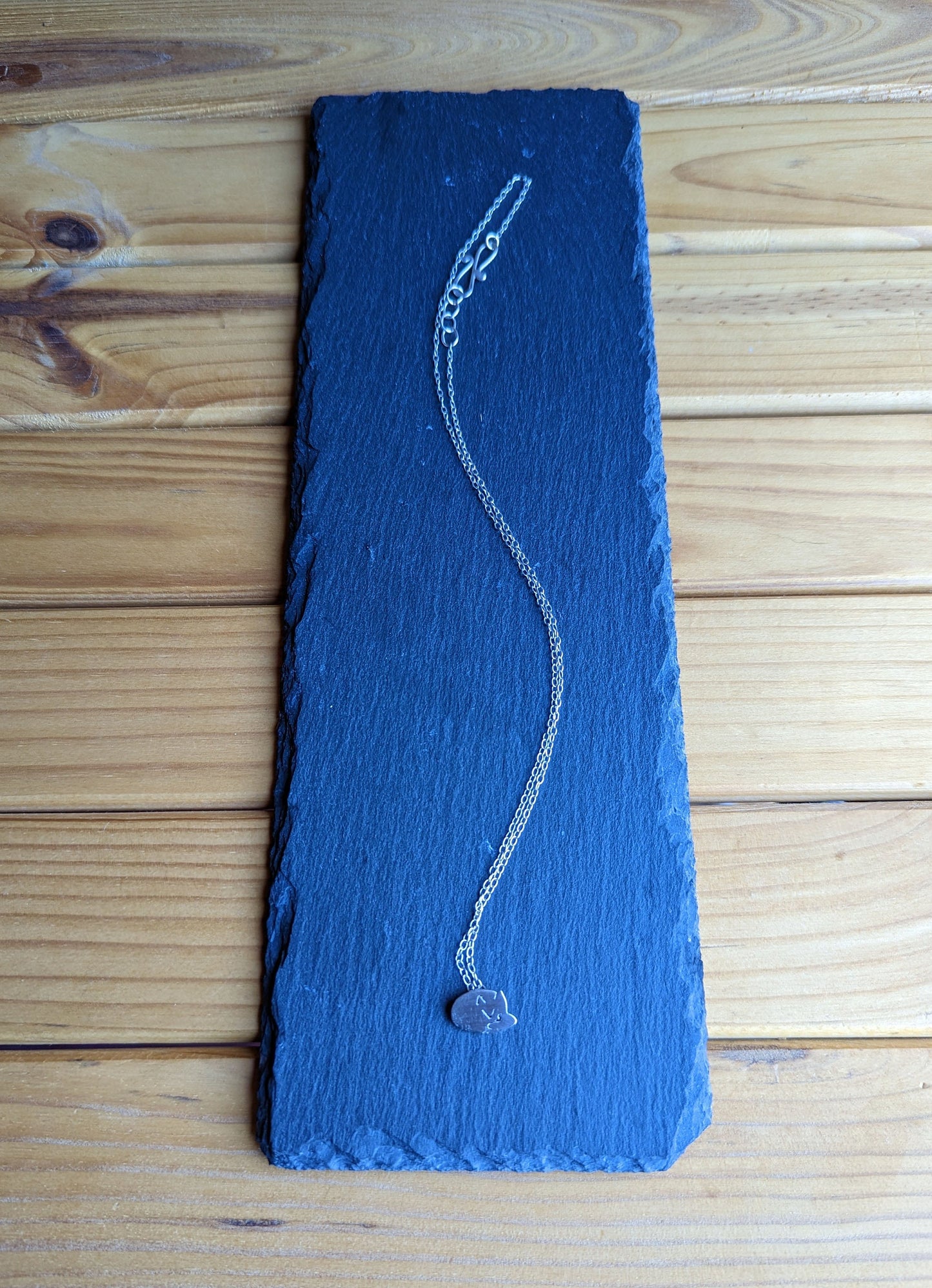 Sleeping fox necklace