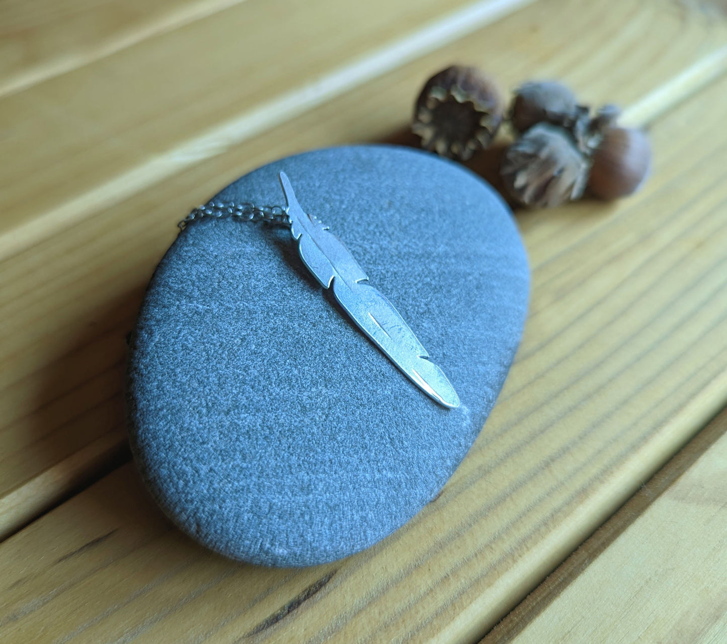 Feather necklace
