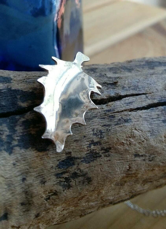 Holly Leaf Necklace – Renewal, Strength, Prosperity