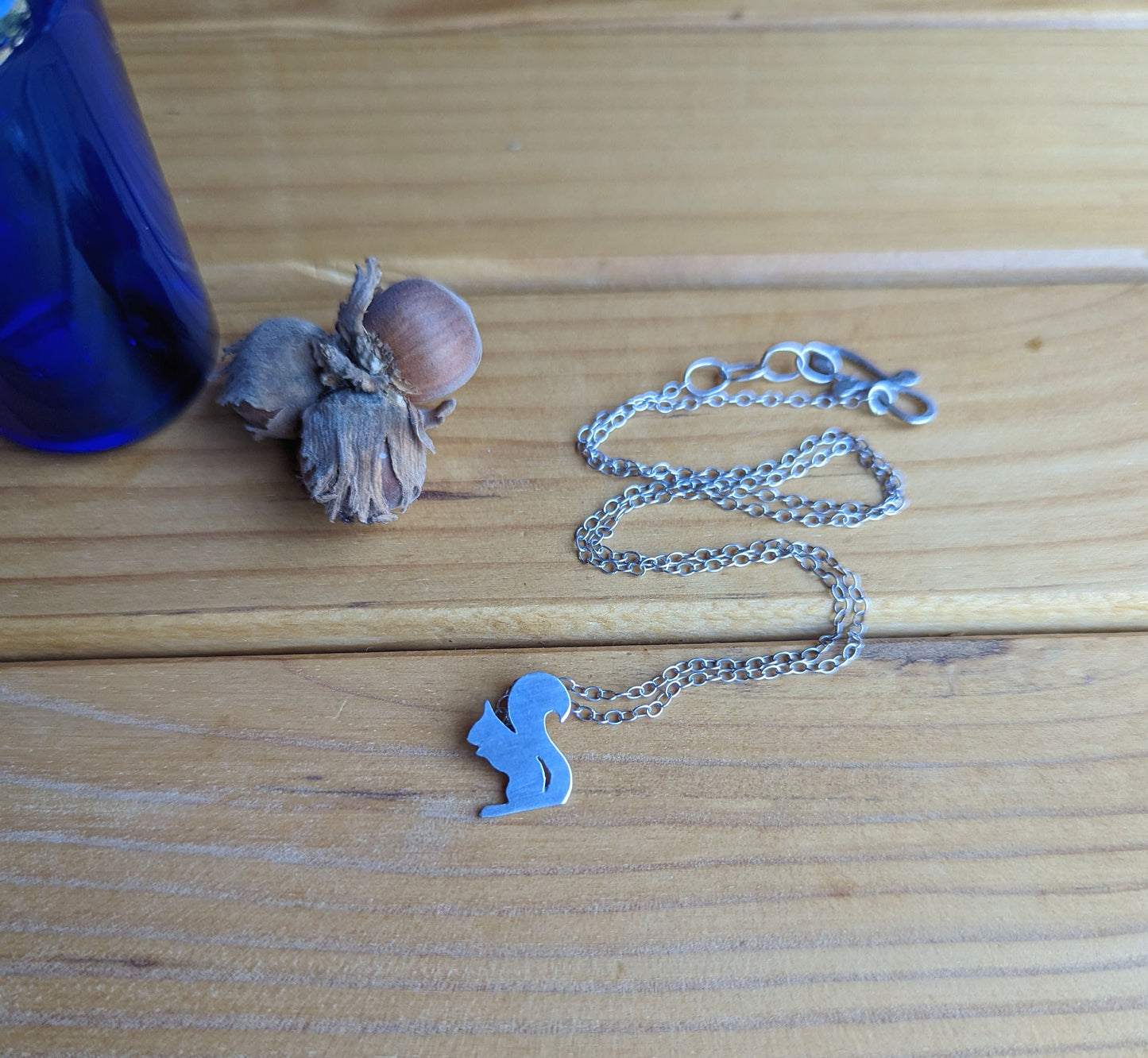 Squirrel necklace