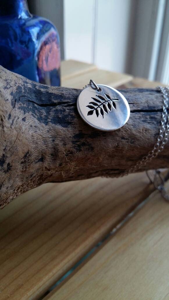 Rowan Leaf Necklace – Courage, Protection, Divination