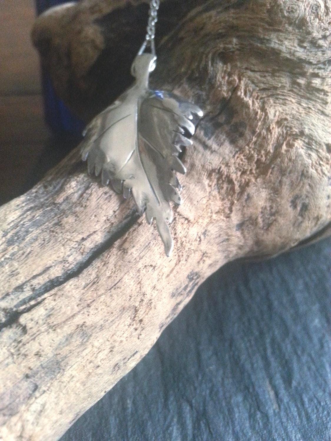 Silver Birch Leaf Necklace – Purifying, New Beginnings, Growth