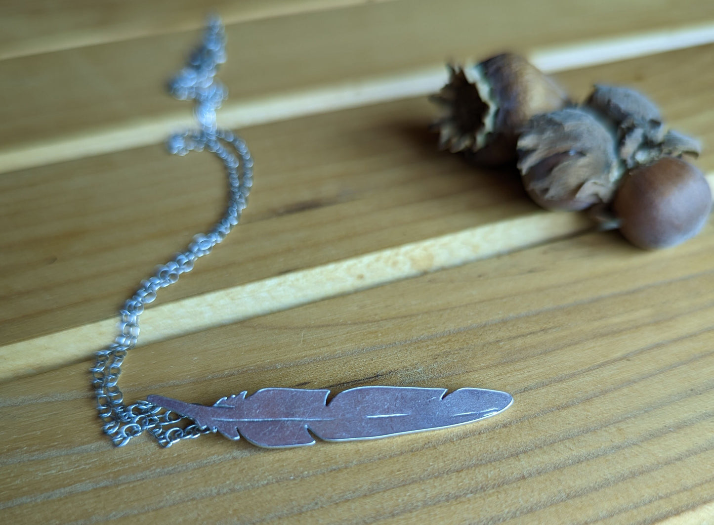 Feather necklace