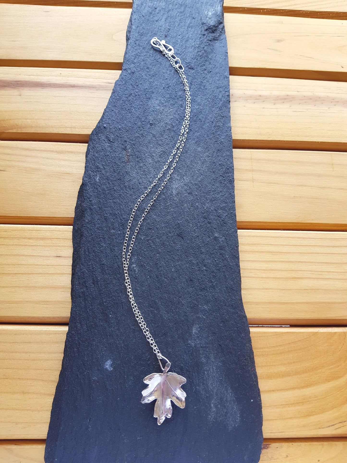 Field Maple Leaf Necklace – Love, Fertility, Repels Evil
