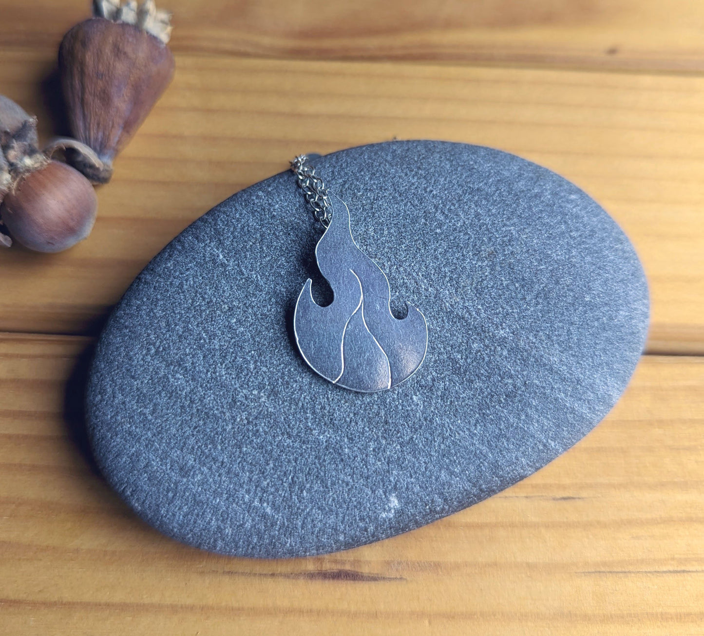 Flame necklace