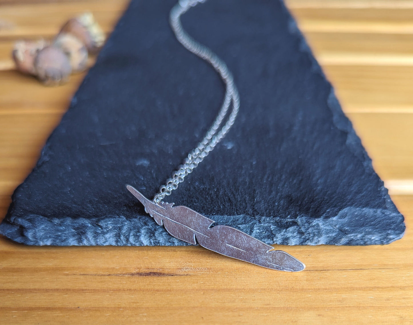 Feather necklace
