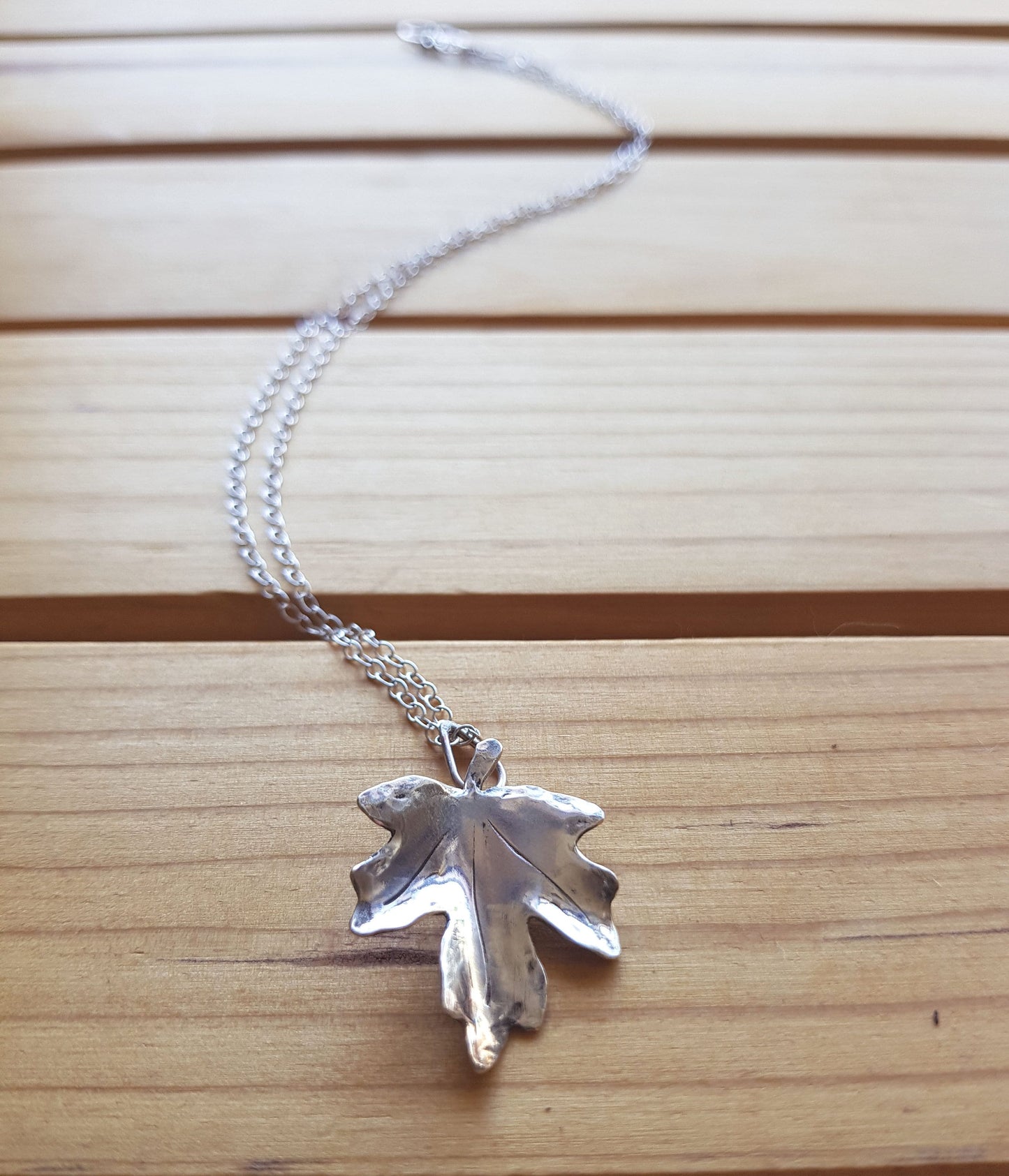 Field Maple Leaf Necklace – Love, Fertility, Repels Evil