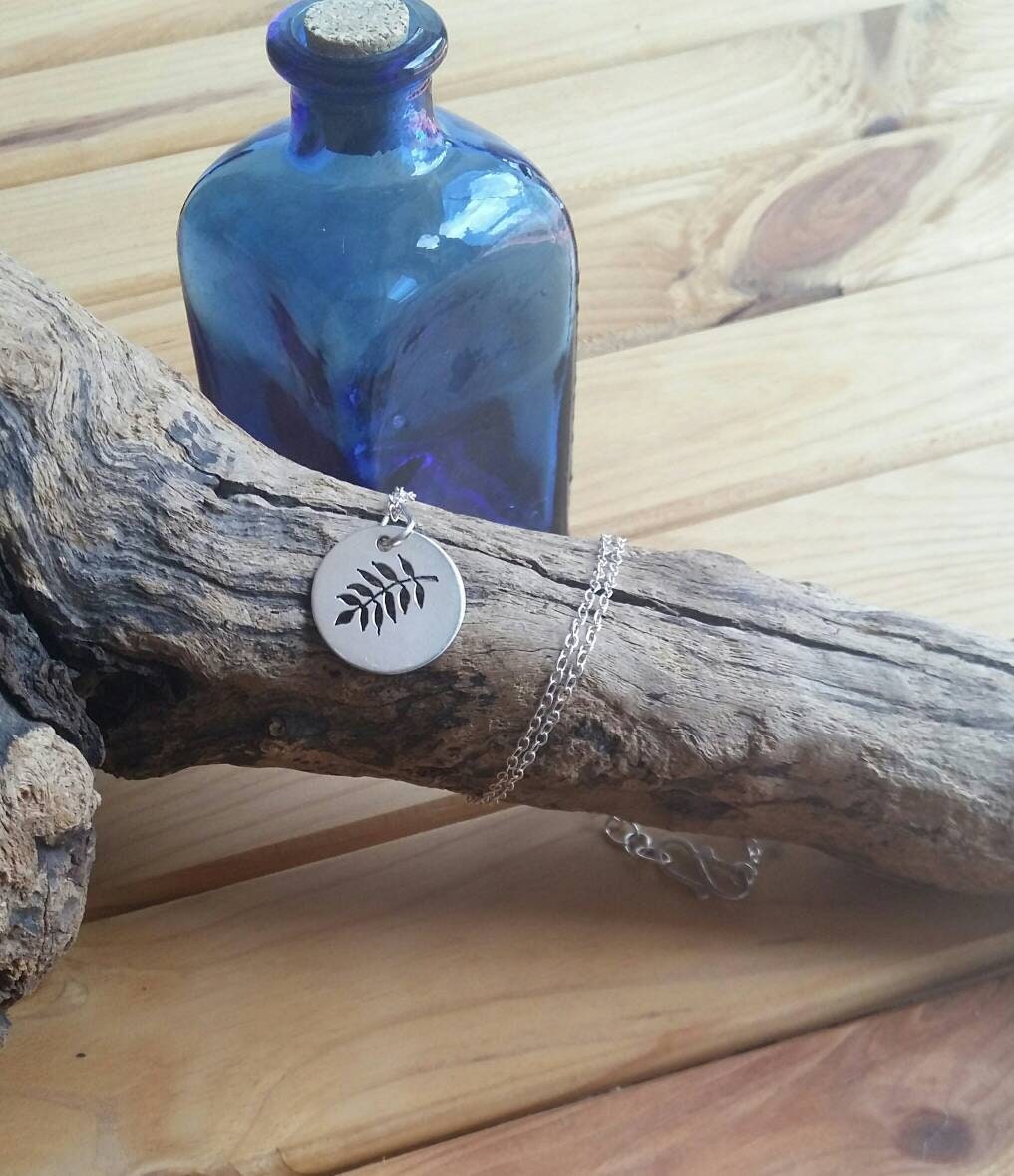 Rowan Leaf Necklace – Courage, Protection, Divination