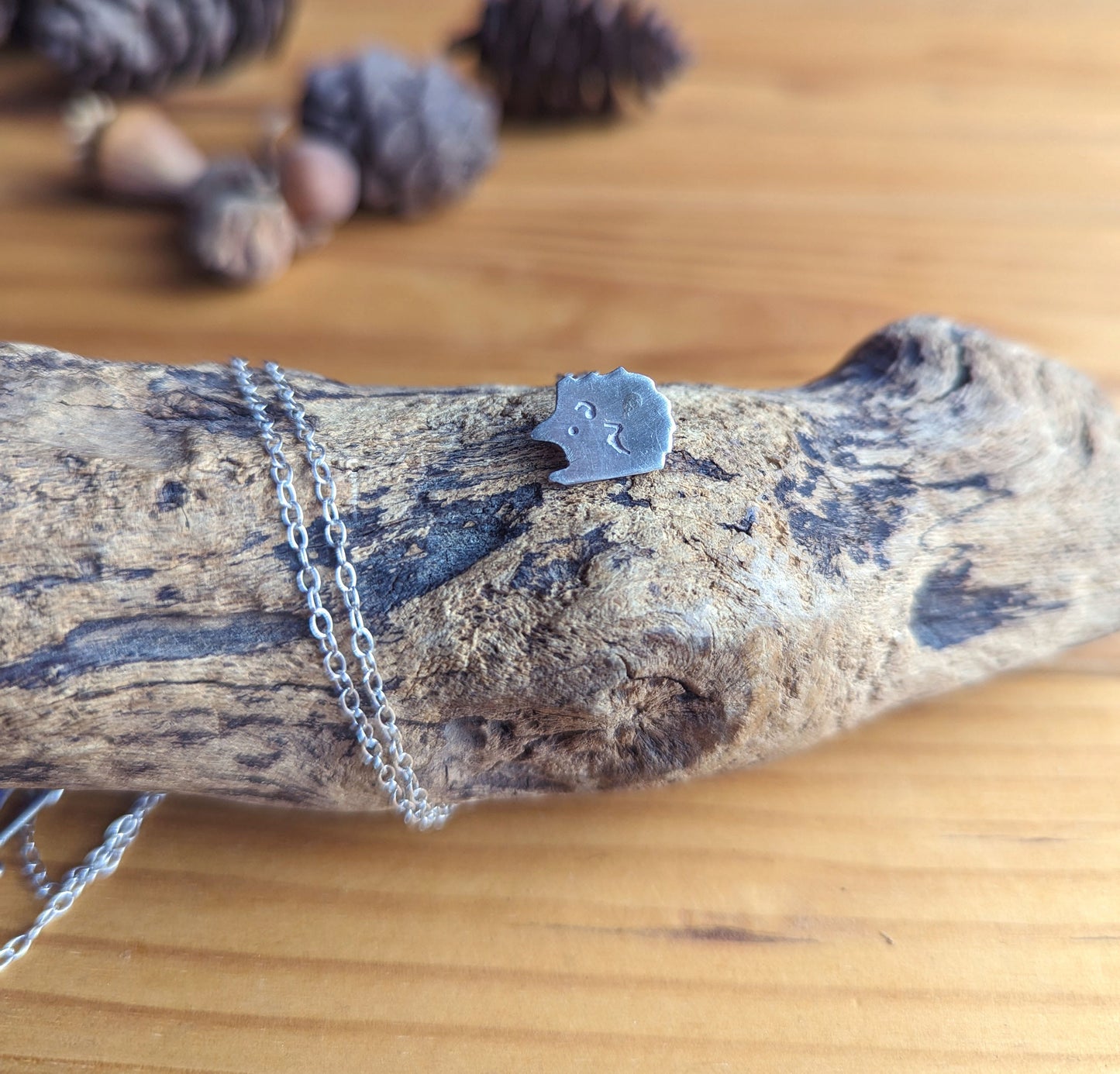 Hedgehog necklace