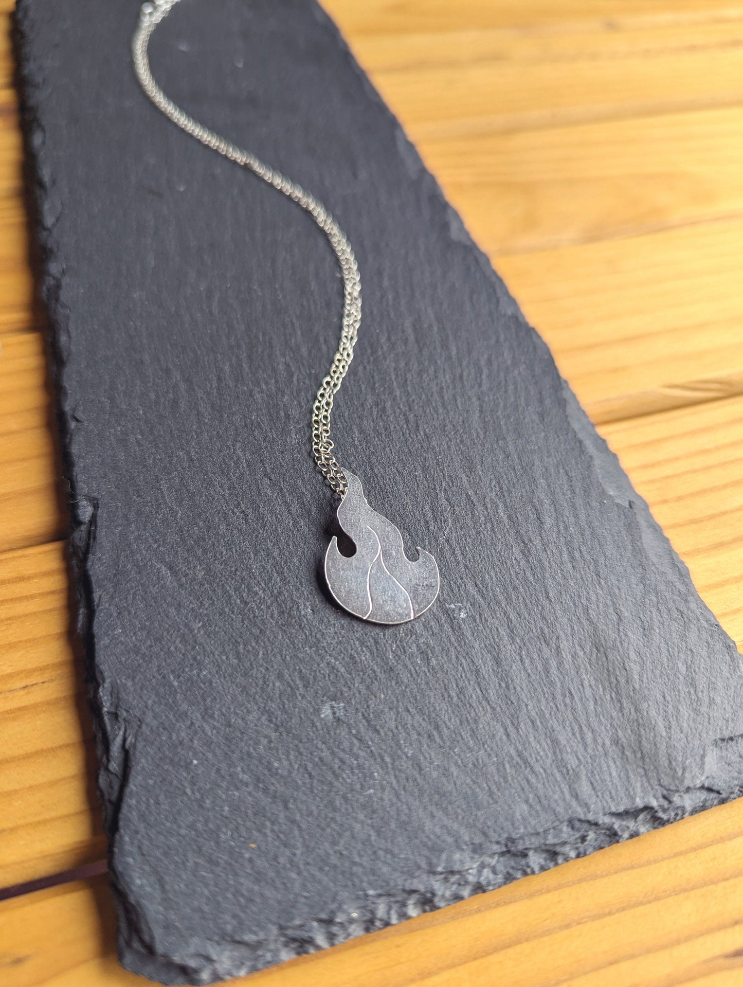 Flame necklace