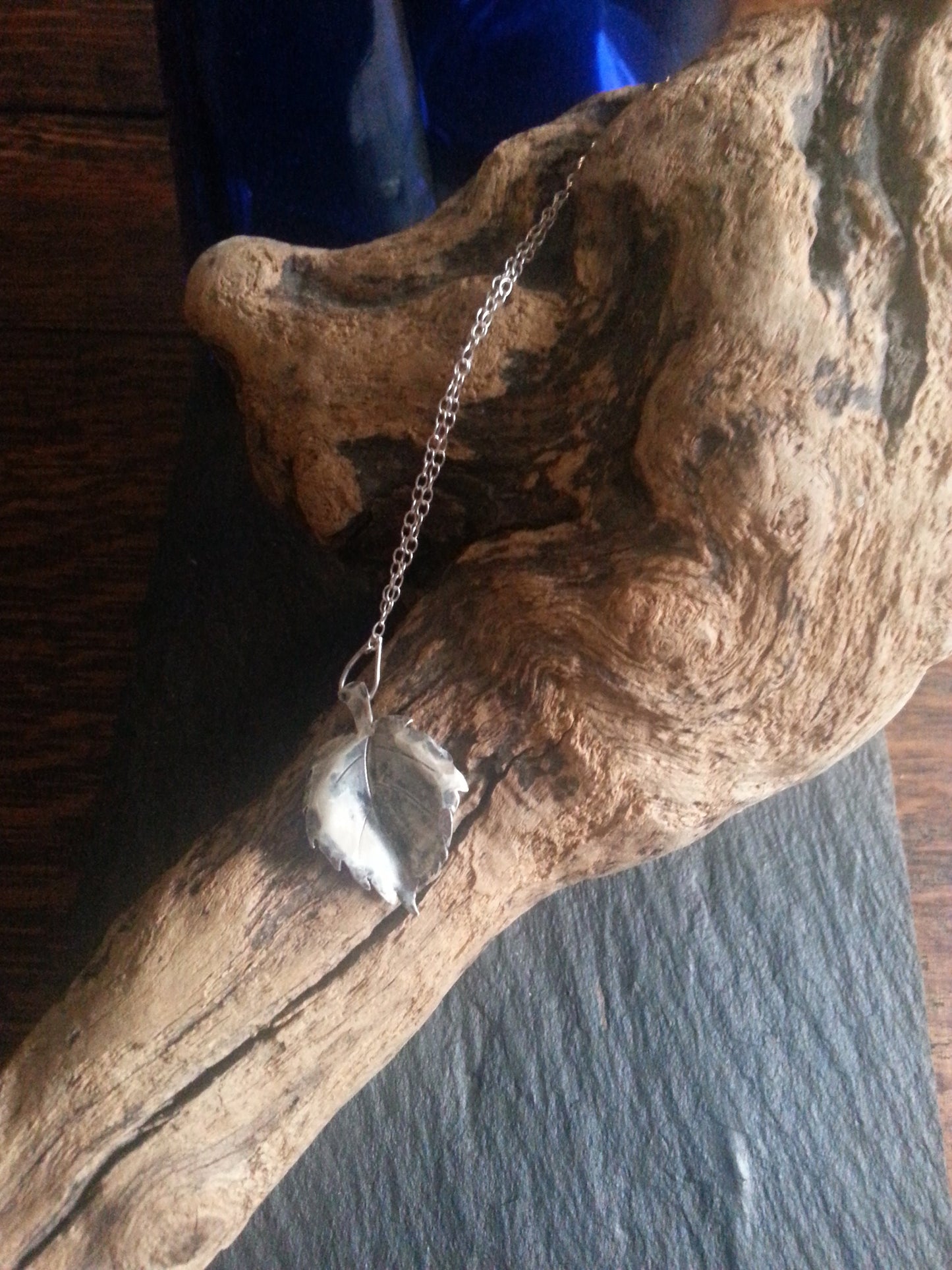 Hazel Leaf Necklace – Inspiration, Wisdom, Abundance