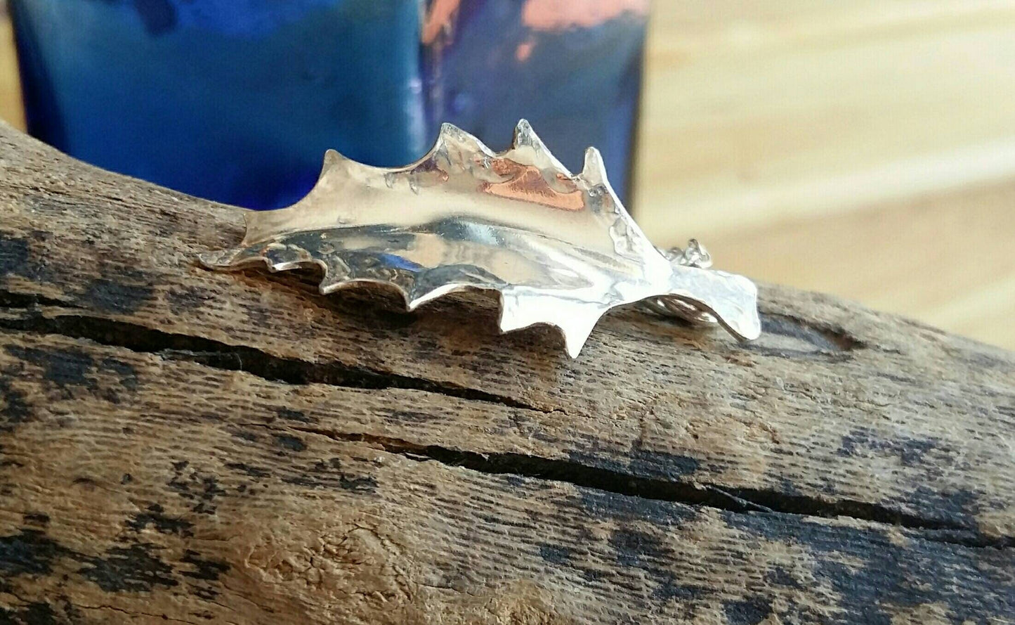 Holly Leaf Necklace – Renewal, Strength, Prosperity