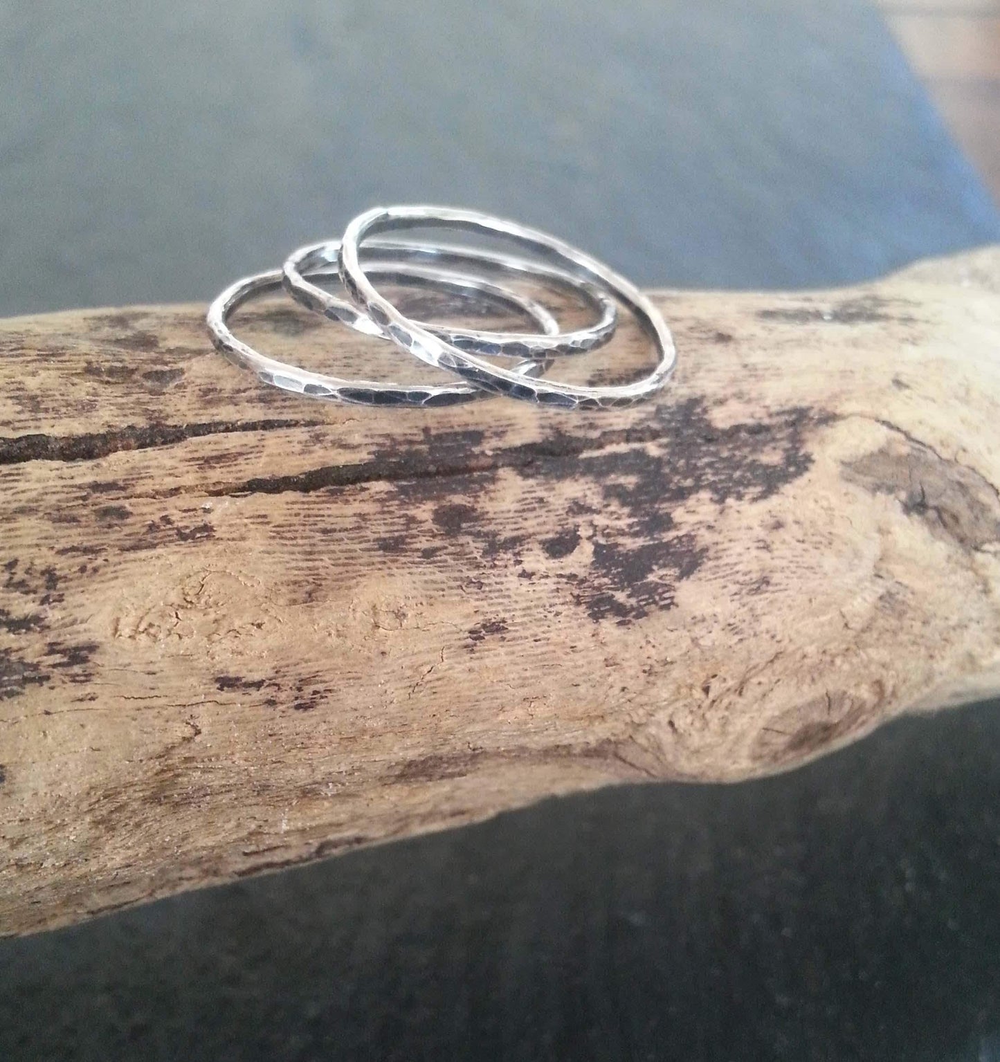 Silver stacking ring