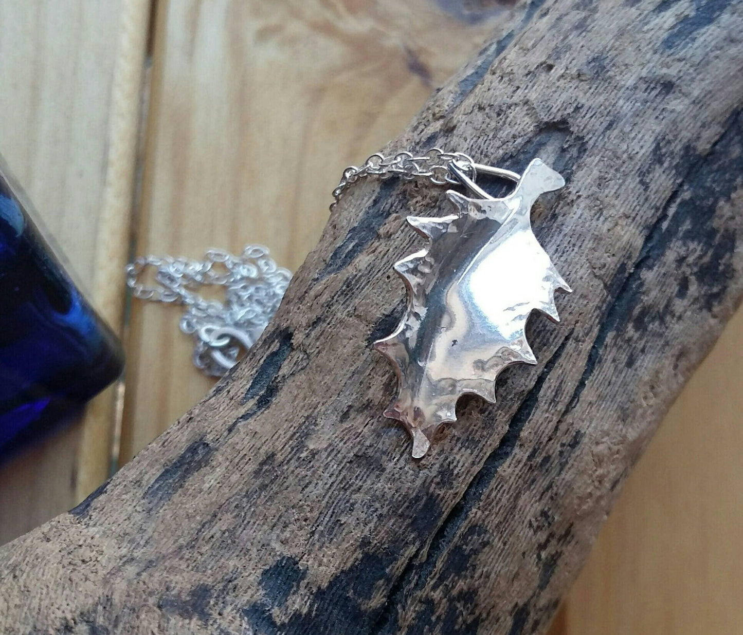 Holly Leaf Necklace – Renewal, Strength, Prosperity