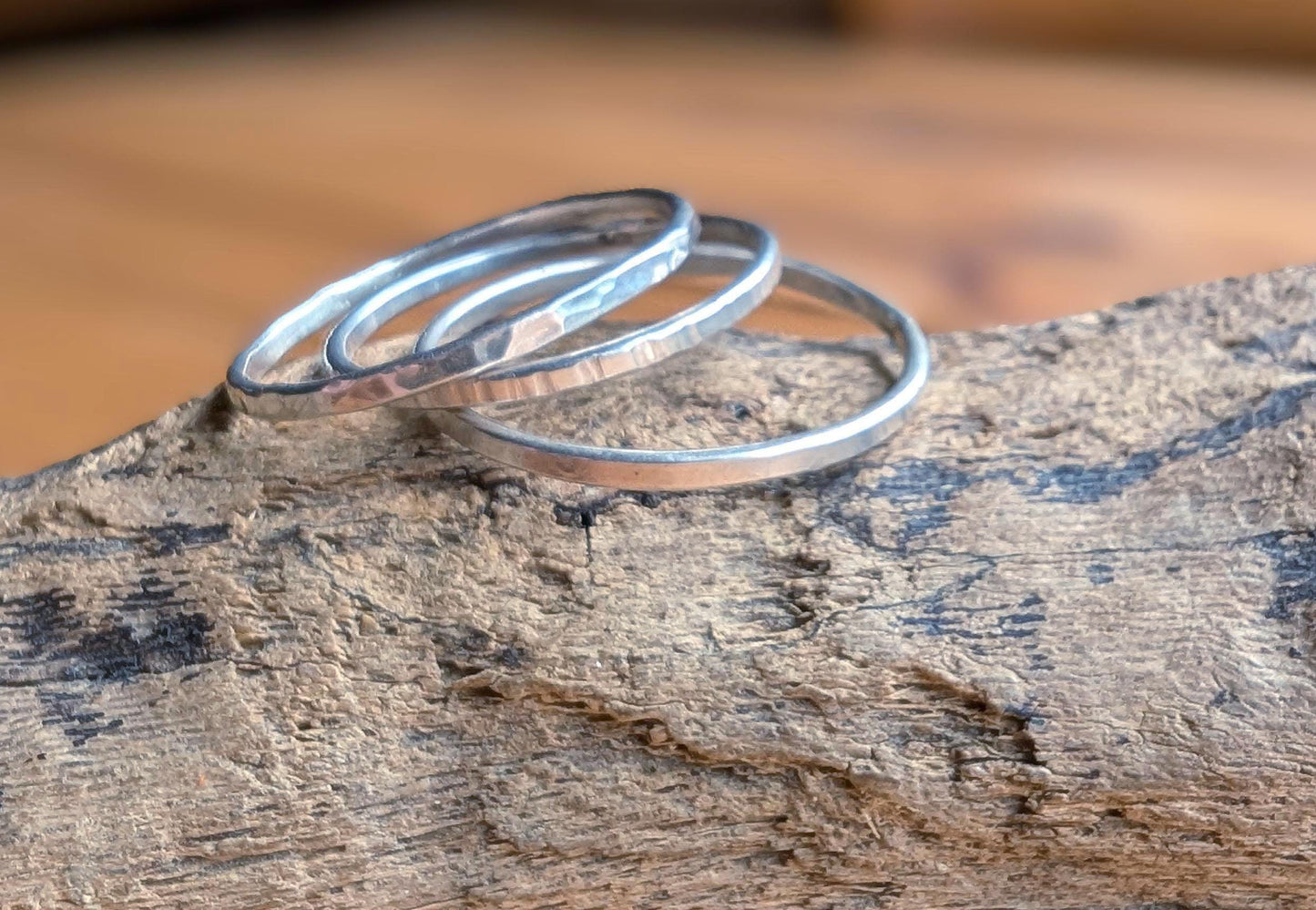 Silver stacking ring