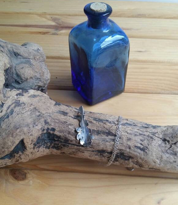 Oak Leaf Necklace – Strength, Power, Wisdom
