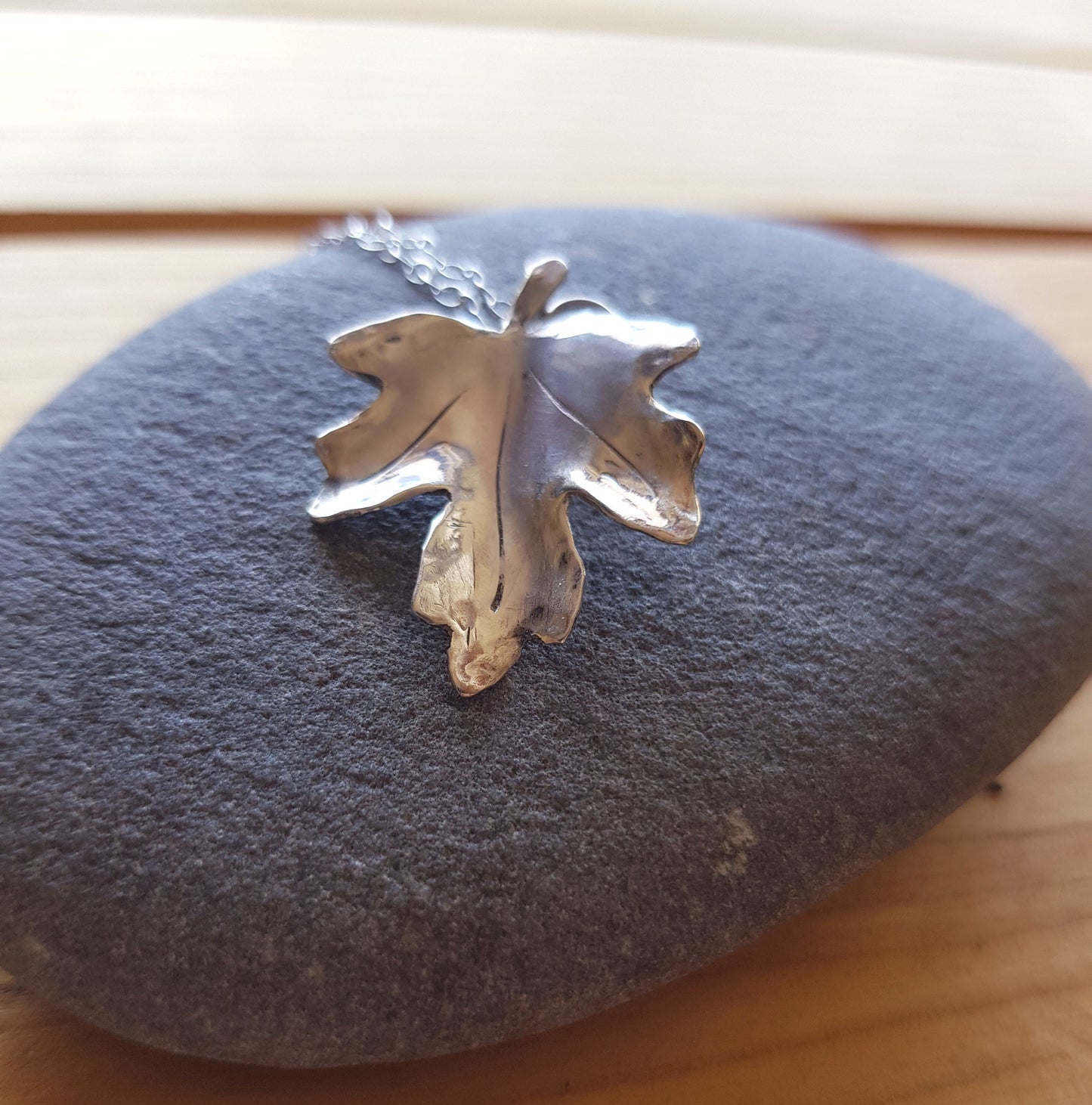 Field Maple Leaf Necklace – Love, Fertility, Repels Evil