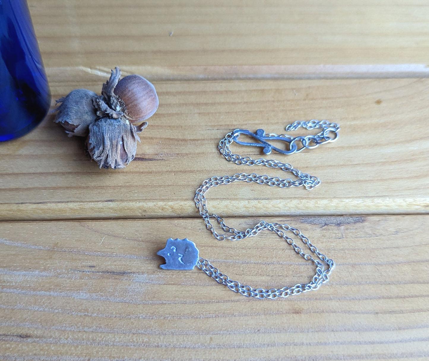 Hedgehog necklace