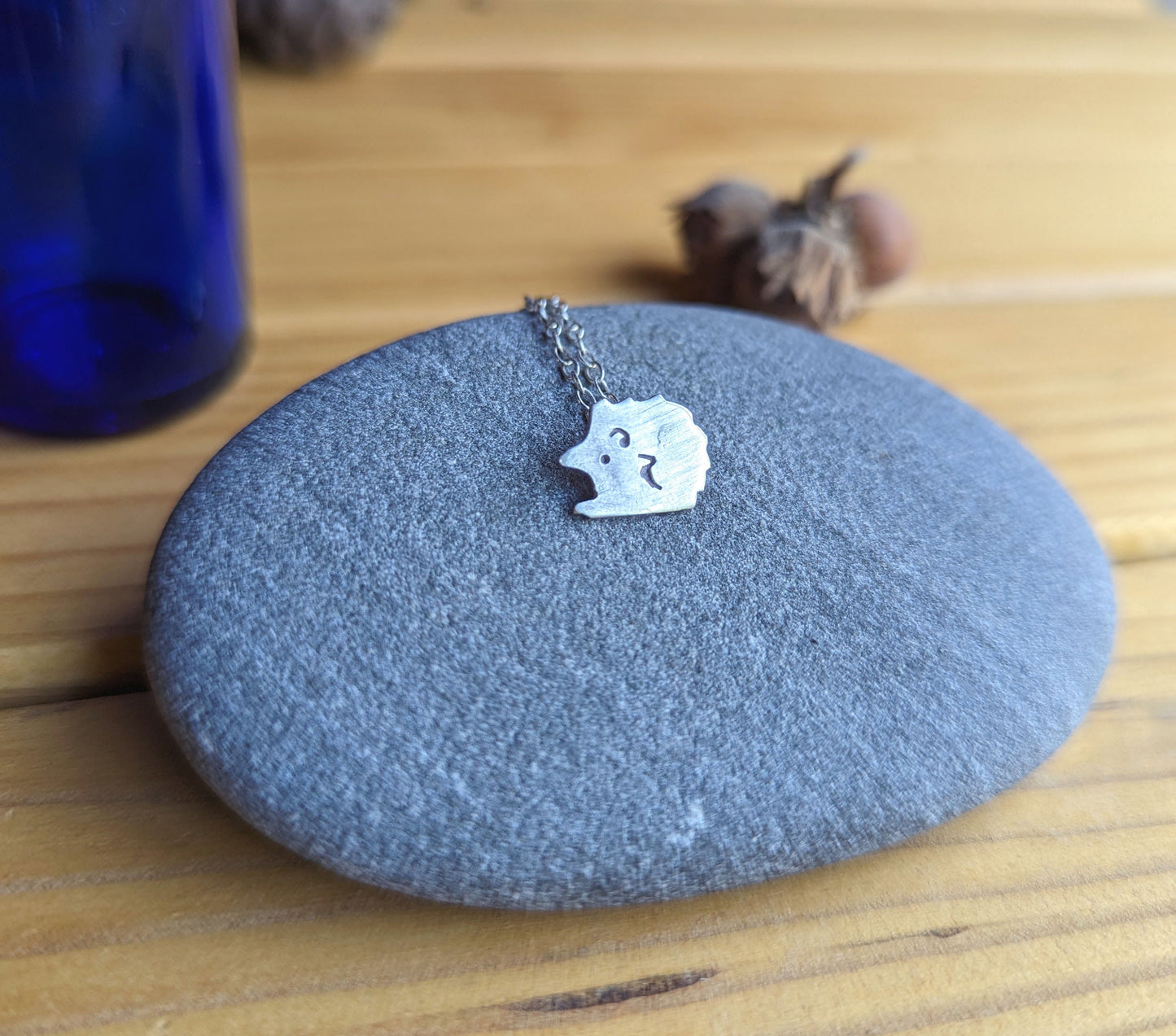Hedgehog necklace