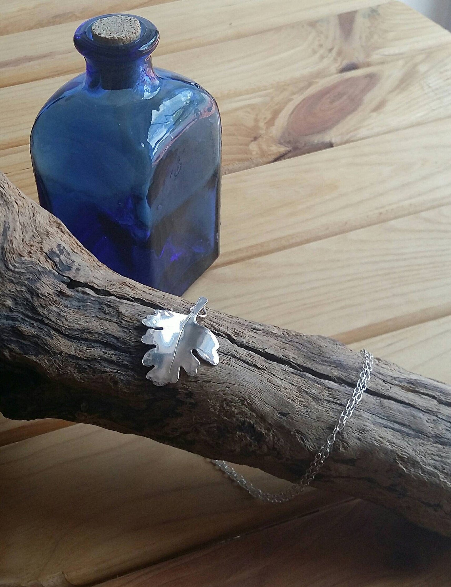 Hawthorn Leaf Necklace – Fertility, Protection, Love